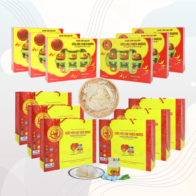 7 hộp yến sào Thiên Hoàng 12% - Tặng 6 gói cháo yến (hương vị ngẫu nhiên)