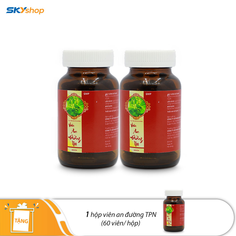 2 hộp viên an đường TPN (60 viên/hộp) - Tặng 1 hộp viên an đường TPN cùng loại