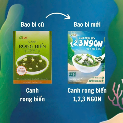 1 Thùng Canh dưỡng sinh rong biển Tâm Minh Foods (12 hộp/thùng - 10 gói/hộp) - Giúp tăng cường sức khỏe