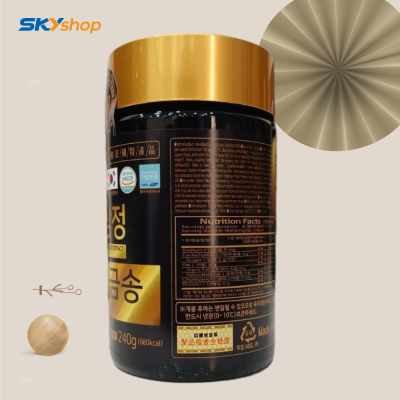 1 hộp Cao Hắc Sâm Linh Chi Đông Trùng Korea Black Ginseng Extract Gold Geum Song 960g (4 lọ x 240g)