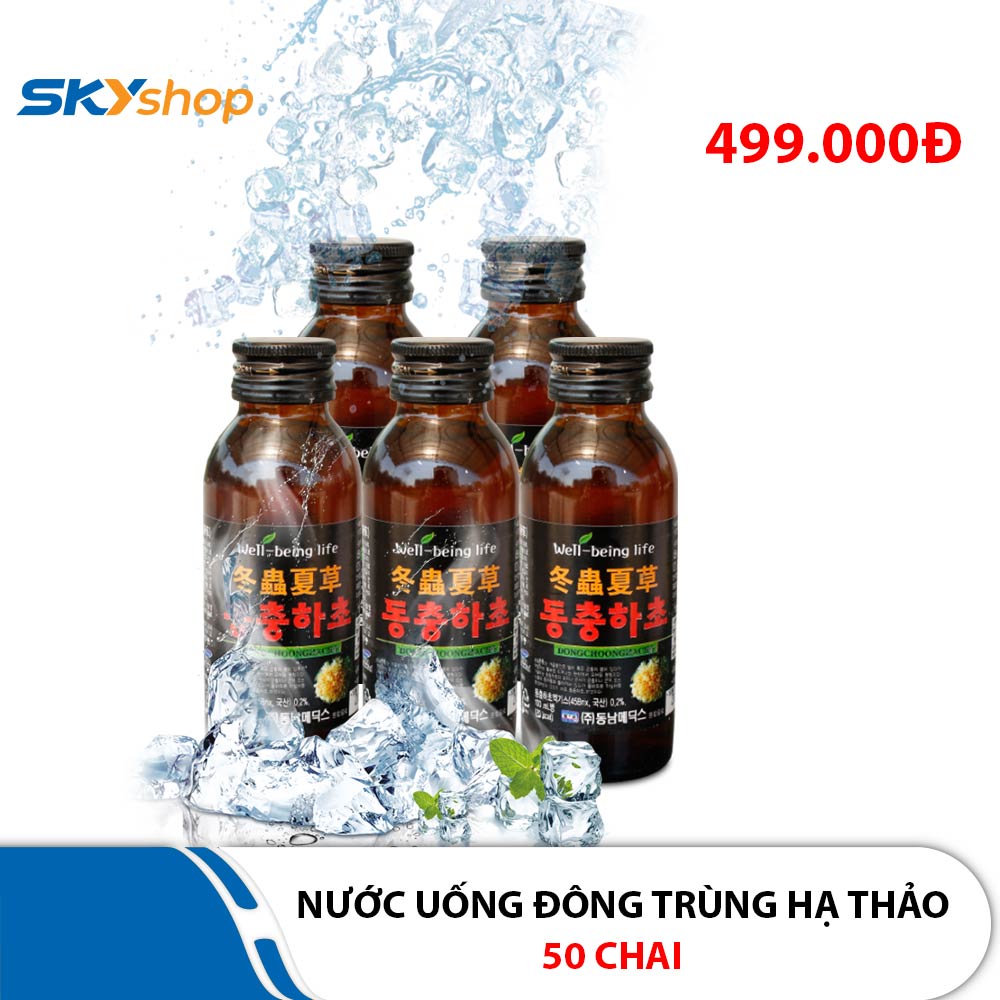 Nước uống đông trùng hạ thảo Hàn Quốc - 50 Chai