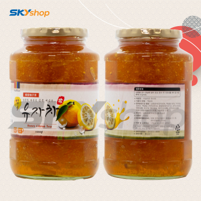 3 Lọ mật ong chanh Gavo Farm Hàn Quốc 1kg/lọ 