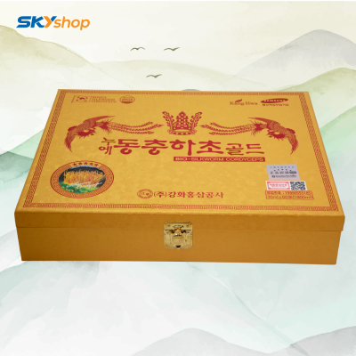 Nước đông trùng hạ thảo Hàn Quốc Kang Hwa Bio-Silkworm Cordyceps cao cấp (hộp 60 gói)