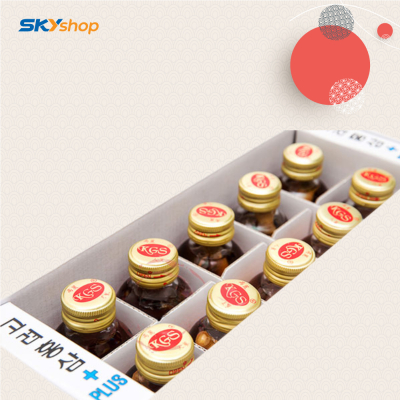 Nước hồng sâm nguyên củ dạng chai Hàn Quốc Korean red ginseng liquid (10 chai/thùng)