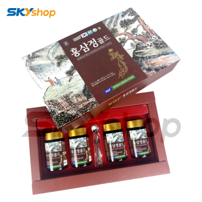 1 hộp cao hồng sâm núi nhung hươu (4 lọ 250g) Korea Green Food - Hàng chính hãng