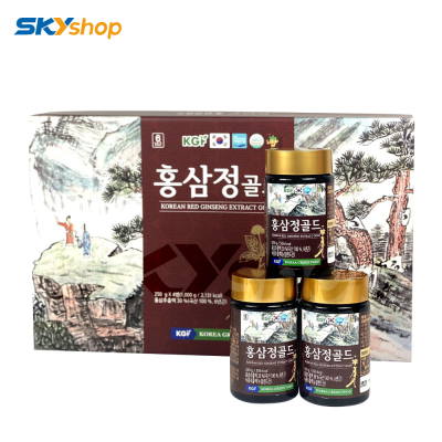 1 hộp cao hồng sâm núi nhung hươu (4 lọ 250g) Korea Green Food - Hàng chính hãng
