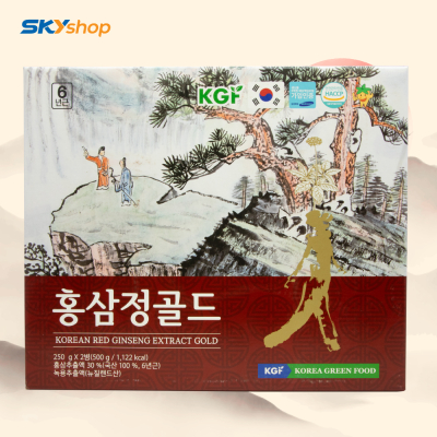1 hộp cao hồng sâm núi nhung hươu (2 lọ 250g) Korea Green Food - Tặng 5 gói cháo yến Thiên Hoàng