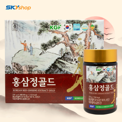 1 hộp cao hồng sâm núi nhung hươu (2 lọ 250g) Korea Green Food - Tặng 5 gói cháo yến Thiên Hoàng