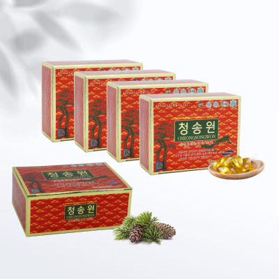 8 hộp tinh dầu thông đỏ Hàn Quốc Cheong Song Won (30 viên/hộp)