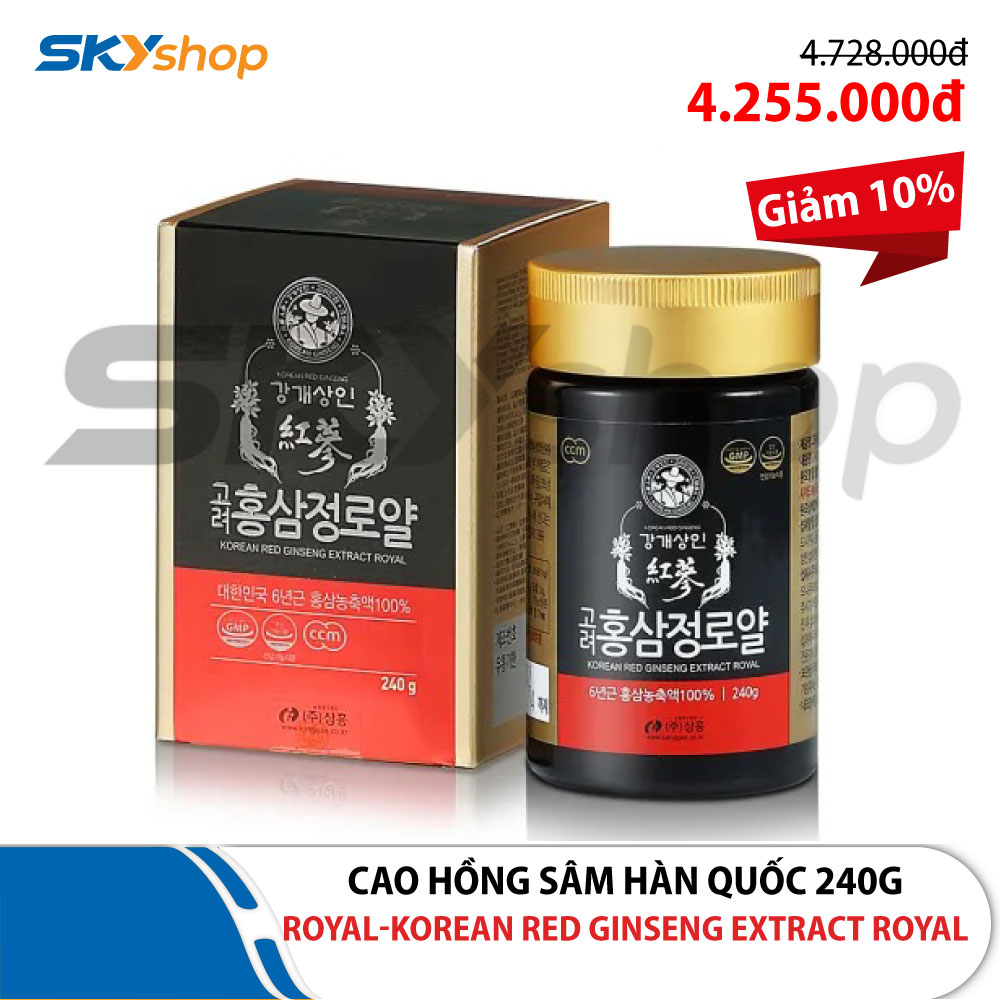 Cao hồng sâm Hàn Quốc Korean Red Ginseng Extract Royal 240g