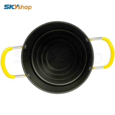 Nồi chiên ngập dầu chống dính mini vịt vàng kèm rổ  - Hàng chính hãng