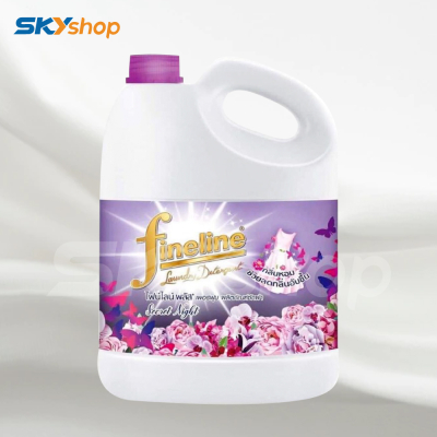 Bộ 2 bình nước giặt xả Thái Lan Fineline 3 lít màu tím + 1 chai nước giặt xả Fineline màu hồng (3 lít) - Tặng 1 chai tẩy Javel Hoa Sen 500ml