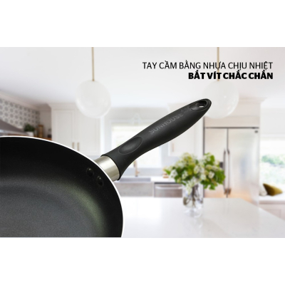 Chảo trơn chống dính 24cm SUNHOUSE CT24 - Hàng chính hãng