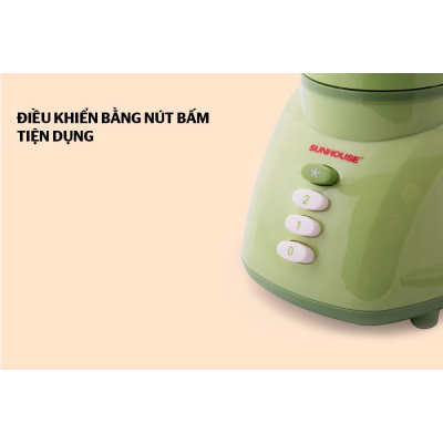 Máy xay sinh tố SUNHOUSE SHD5112 màu xanh - Hàng chính hãng