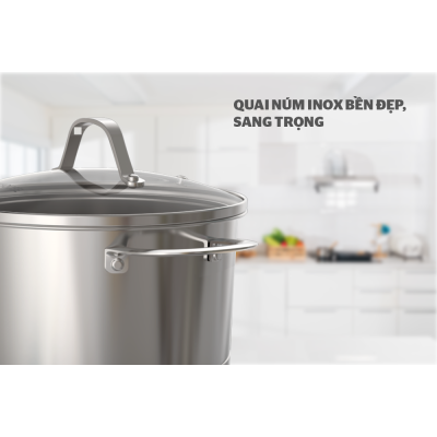 Bộ 3 Nồi Inox 5 Đáy SUNHOUSE MAMA SHG502