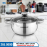 Nồi Inox 3 Đáy 24cm SUNHOUSE SH22124 - Hàng chính hãng