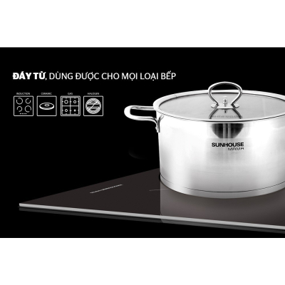 Bộ 3 Nồi Inox 5 Đáy SUNHOUSE MAMA SH784