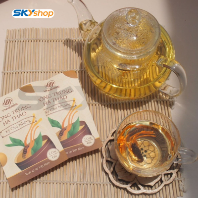 Đông Trùng Hạ Thảo ký chủ nhộng hộp giấy 60 con VNHERBS