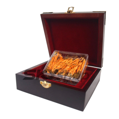 Đông Trùng Hạ Thảo ký chủ nhộng hộp gỗ 40 con VNHERBS