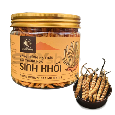 Đông Trùng Hạ Thảo sấy thăng hoa – Sinh khối khô 15 gram VNHERBS