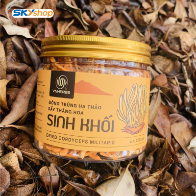 Đông Trùng Hạ Thảo sấy thăng hoa – Sinh khối khô 15 gram VNHERBS