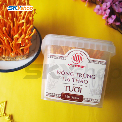 Đông Trùng Hạ Thảo sinh khối tươi 150 gram VNHERBS