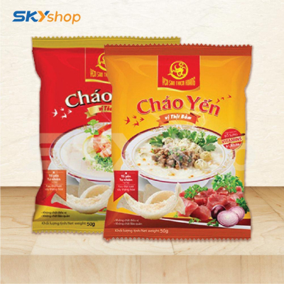 10 Hộp yến sào Thiên Hoàng 20% Hương tự nhiên (6 lọ/hộp) - Tặng 2 hộp yến sào Thiên Hoàng Plus 18% + 6 gói cháo yến
