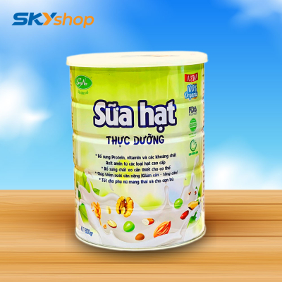 1 Lon sữa hạt thực dưỡng Soyna 800g/hộp + 1 lon sữa mầm gạo lứt Soyna 400g