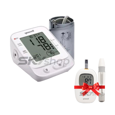 Máy đo huyết áp có giọng nói Yuwell YE660E - Tặng máy đo đường huyết Yuwell