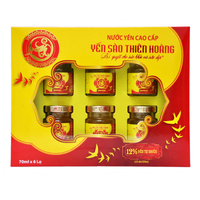 7 hộp yến sào Thiên Hoàng 12% - Tặng 6 lon yến sào Thiên Hoàng vị ngẫu nhiên