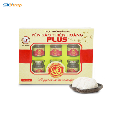 7 hộp yến sào Thiên Hoàng Plus 18% - Tặng 4 hộp yến Thiên Hoàng 15% hương Vani + 6 lon yến + 15 gói cháo yến